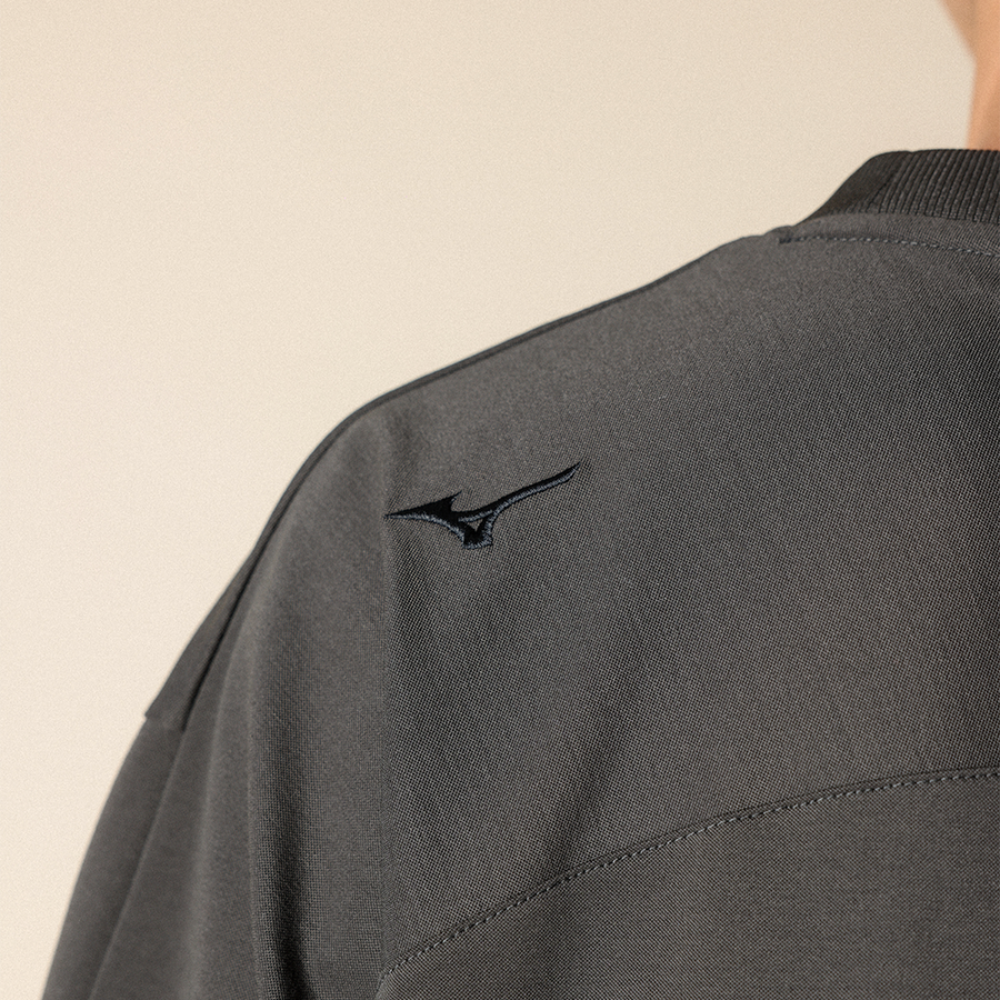 Mizuno High Gage Pullover Peat Charcoal